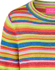 Sweater aus Bio-Baumwolle mit farbenfrohem Streifendesign