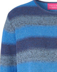 Sweater aus reiner Bio-Baumwolle mit Streifenmuster