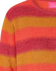 Sweater aus reiner Bio-Baumwolle mit Streifenmuster