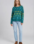 Sweater aus Bio-Baumwolle mit Rautenmuster
