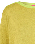 Sweater aus Bio-Baumwolle mit Kontrastdetails