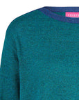 Sweater aus Bio-Baumwolle mit Kontrastdetails