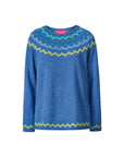 Sweater aus Lammwolle mit dekorativem Jacquardmuster