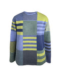 Sweater aus Lammwolle im Patchwork-Design