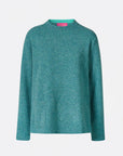 Sweater aus Lammwolle mit Melange-Optik