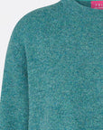 Sweater aus Lammwolle mit Melange-Optik