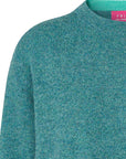 Sweater aus Lammwolle mit Melange-Optik
