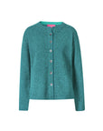 Cardigan aus Lammwolle mit Melange-Optik