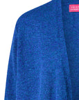 Cardigan aus Lammwolle mit Schalkragen und Melange-Optik