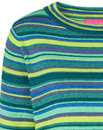 Sweater aus Bio-Baumwolle mit farbenfrohem Streifendesign