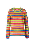 Sweater aus Bio-Baumwolle mit farbenfrohem Streifendesign