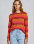 Sweater aus reiner Bio-Baumwolle mit Streifenmuster