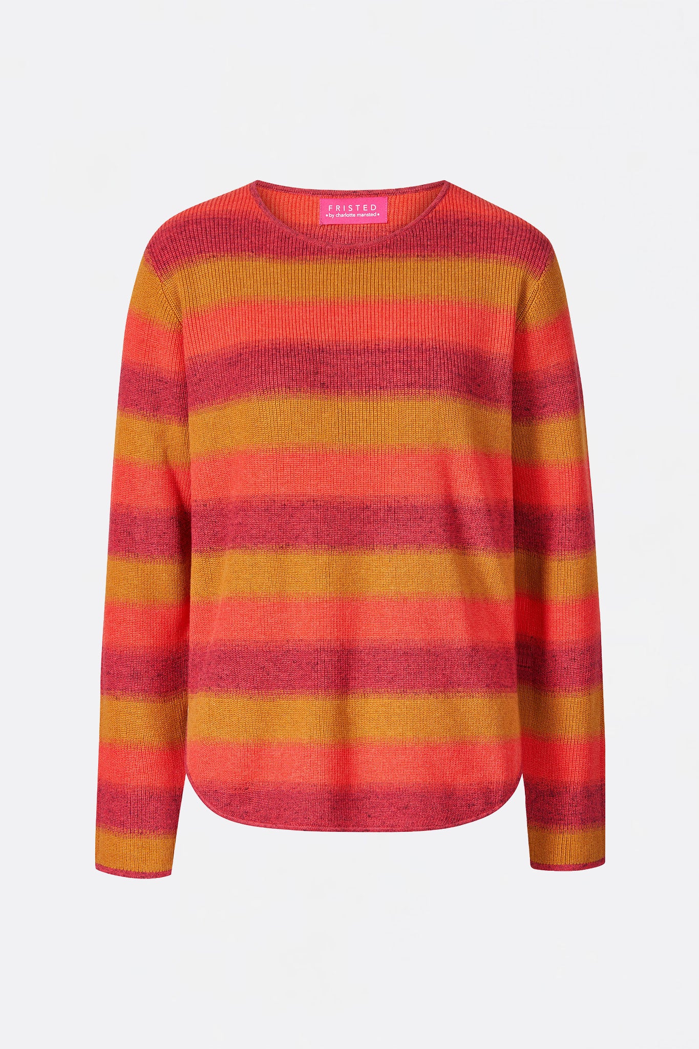 Sweater aus reiner Bio-Baumwolle mit Streifenmuster