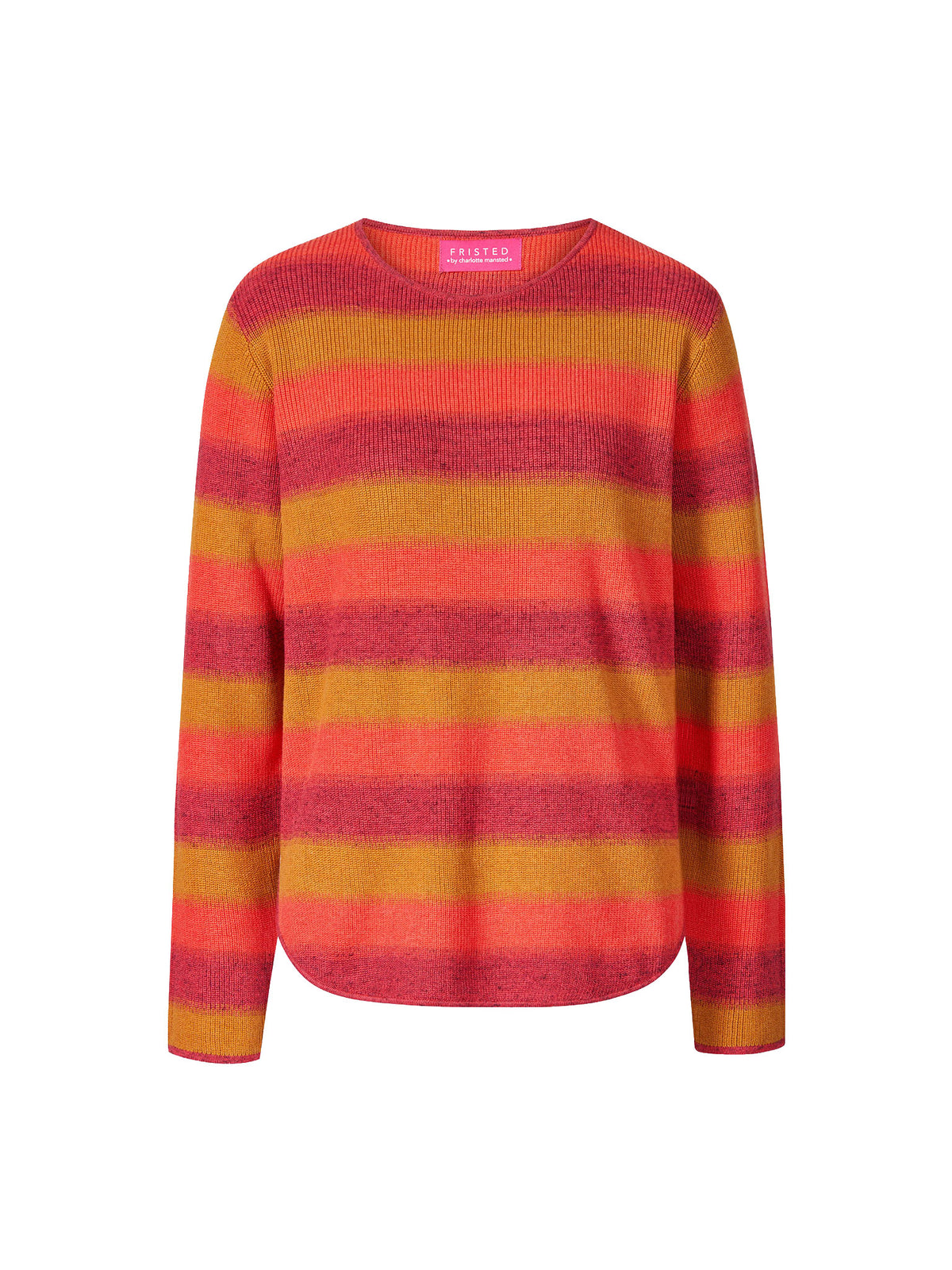 Sweater aus reiner Bio-Baumwolle mit Streifenmuster