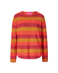 Sweater aus reiner Bio-Baumwolle mit Streifenmuster