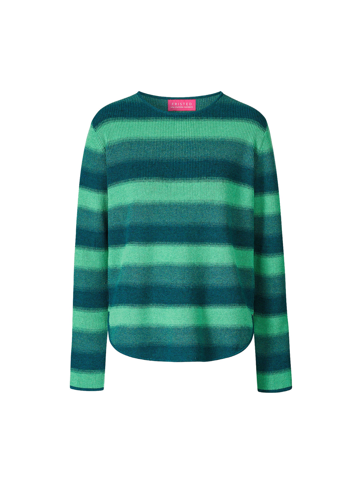 Sweater aus reiner Bio-Baumwolle mit Streifenmuster