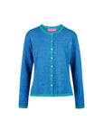 Cardigan aus Bio-Baumwolle mit Kontrastdetails