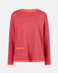 Sweater aus Bio-Baumwolle mit Kontrastdetails