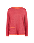 Sweater aus Bio-Baumwolle mit Kontrastdetails