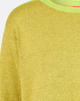 Sweater aus Bio-Baumwolle mit Kontrastdetails