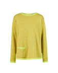 Sweater aus Bio-Baumwolle mit Kontrastdetails