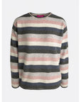 Sweater aus Lammwolle mit Streifenmuster