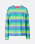 Sweater aus Lammwolle mit Streifenmuster