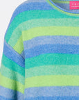 Sweater aus Lammwolle mit Streifenmuster