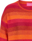 Sweater aus Lammwolle mit Streifenmuster