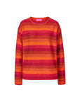 Sweater aus Lammwolle mit Streifenmuster