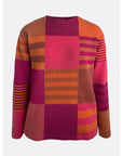 Sweater aus Lammwolle im Patchwork-Design