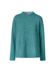 Sweater aus Lammwolle mit Melange-Optik