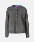 Cardigan aus Lammwolle mit Melange-Optik