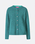 Cardigan aus Lammwolle mit Melange-Optik